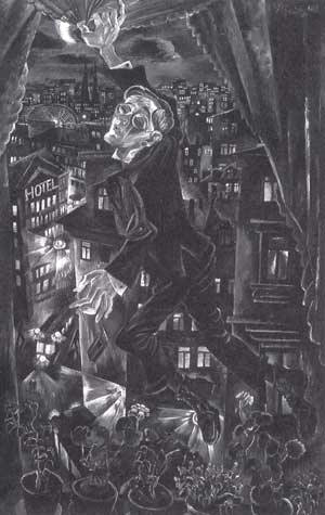 C. Felixmller: Tod des Dichters, 1924