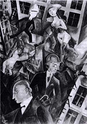 G. Grosz: Metropolis, 1917