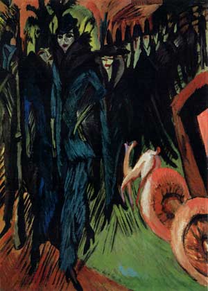 E. L. Kirchner: Friedrichstrasse 1914