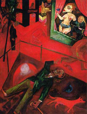 G. Grosz: Selbstmord 1916